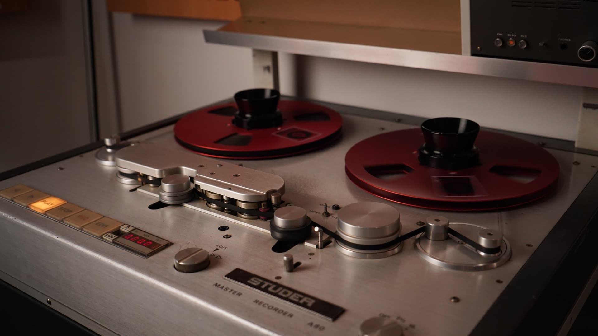 Studer tape machine at Doctor Mix studio